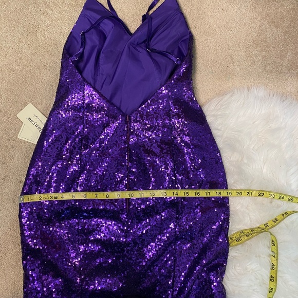 DANYSU Sequin Gown size S NWT - Picture 6 of 10